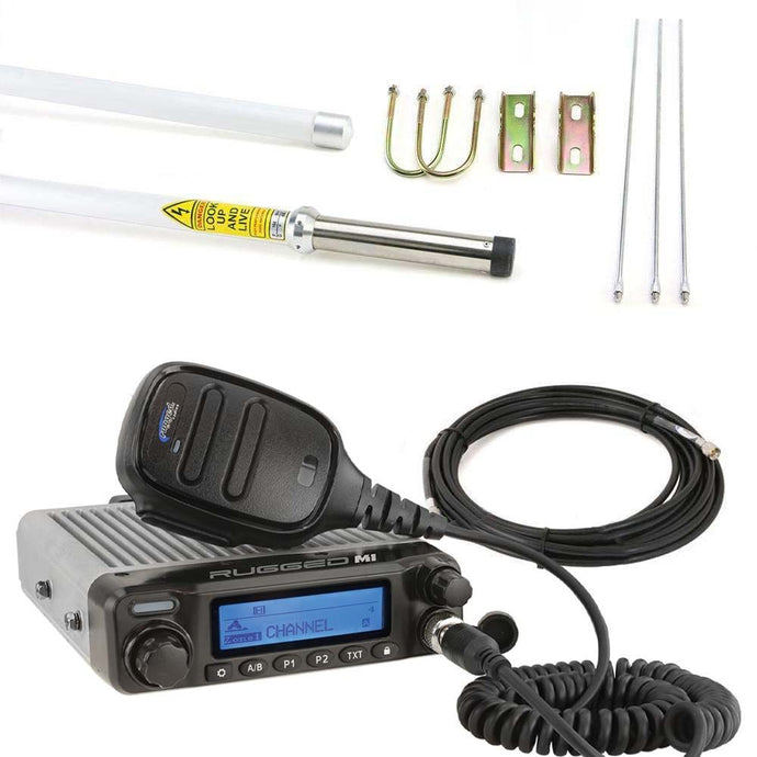 Rugged Radios Base Camp - Digital M1 Mobile Radio with Fiberglass Antenna Kit BASECAMP-PLUS-M1