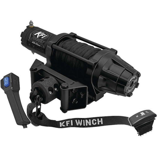 KFI 5000 Assault Series Winch; Wide AS-50WX