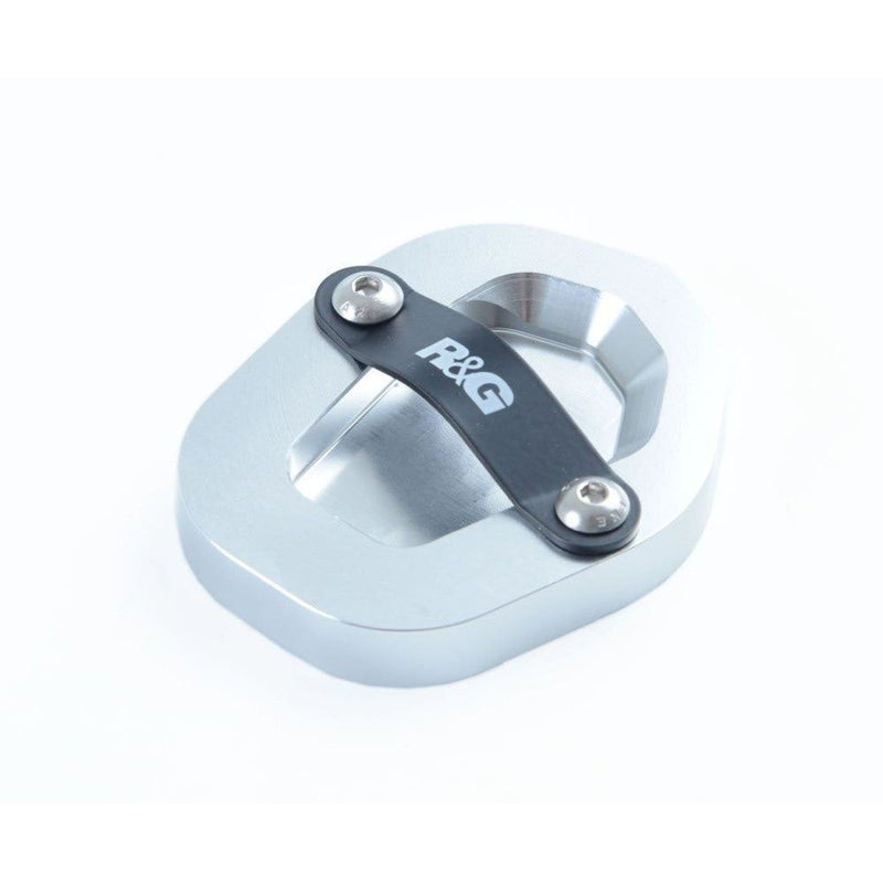 Load image into Gallery viewer, R&amp;G Racing Silver Kickstand Shoe For 2015-2019 BMW S1000XR PKS0082SI

