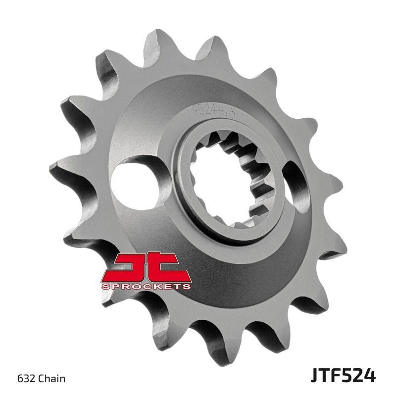 Load image into Gallery viewer, JT Sprockets Front Steel Sprocket 15 Tooth 15T 632 Chain JTF524.15
