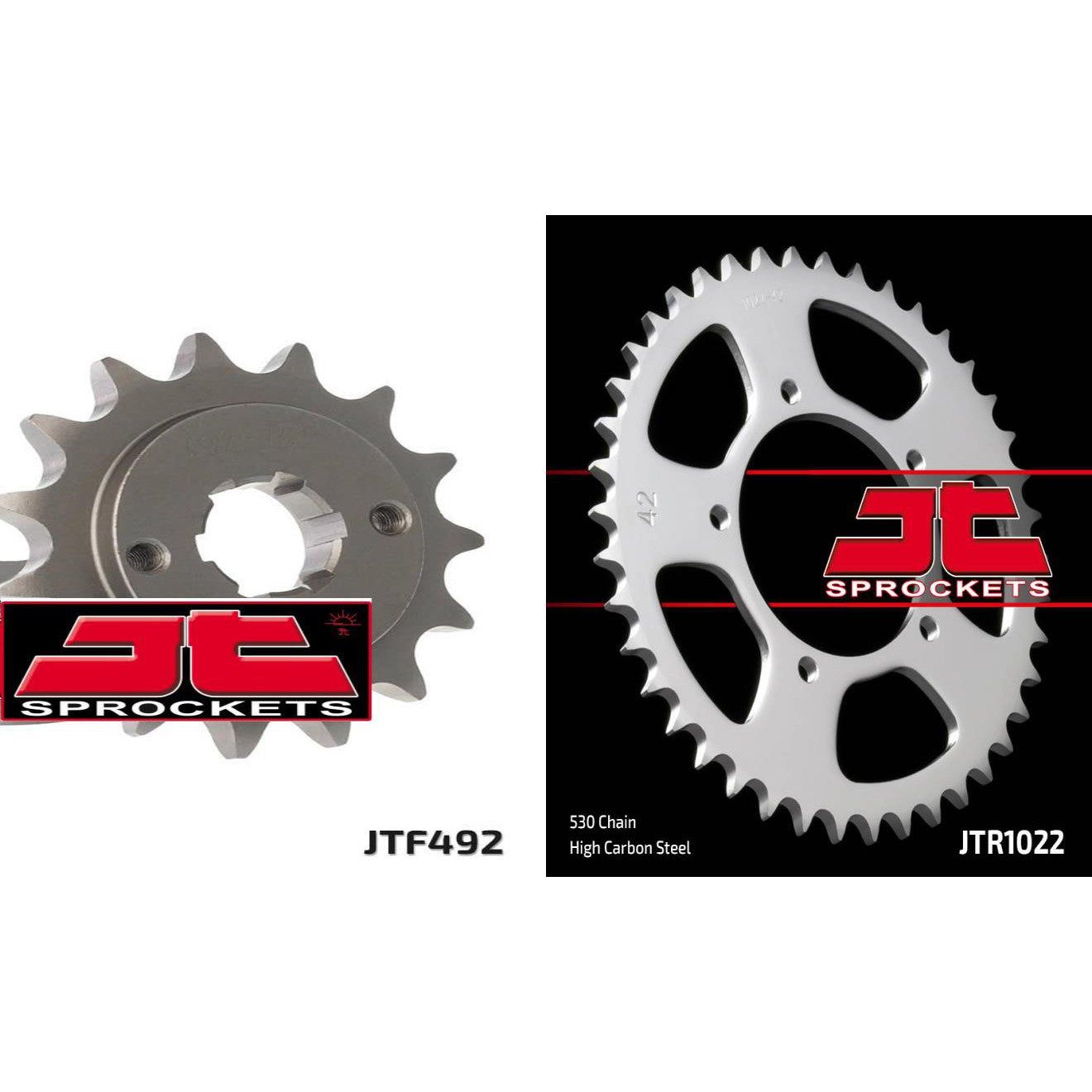 Front & Rear Sprocket Kit for DUCATI 600 SL Pantah Sports 80-84 JT Sprockets