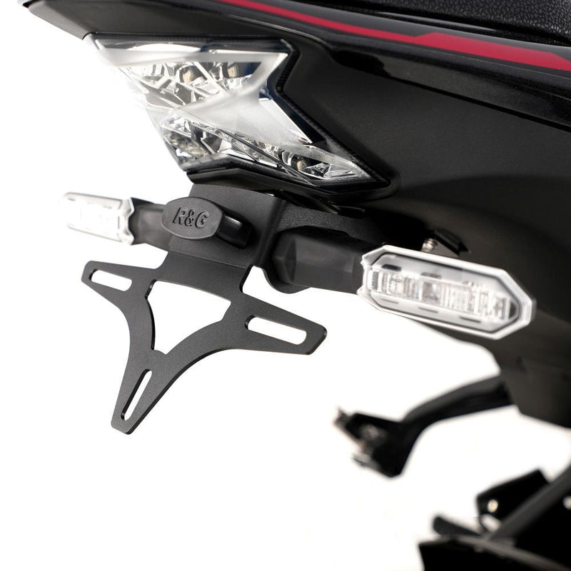 Load image into Gallery viewer, R&amp;G Racing Black Tail Tidy License Plate Holder For 2020-2023 Kawasaki Z H2 ZR1000 ABS
