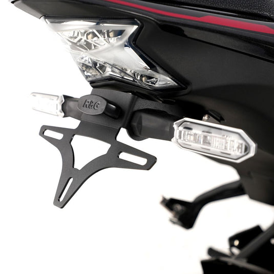 R&G Racing Black Tail Tidy License Plate Holder For 2020-2023 Kawasaki Z H2 ZR1000 ABS