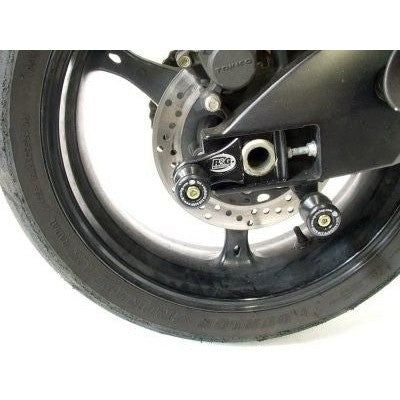 R&G Racing Black Cotton Reels Offset For 2006-2010 Suzuki GSXR600