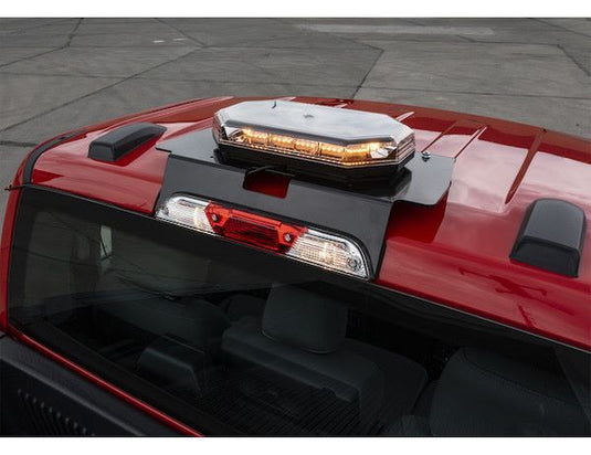 Black Steel Light Bar Mount for Ford F-150 (2015+) and F-250/F-550 (2017+)