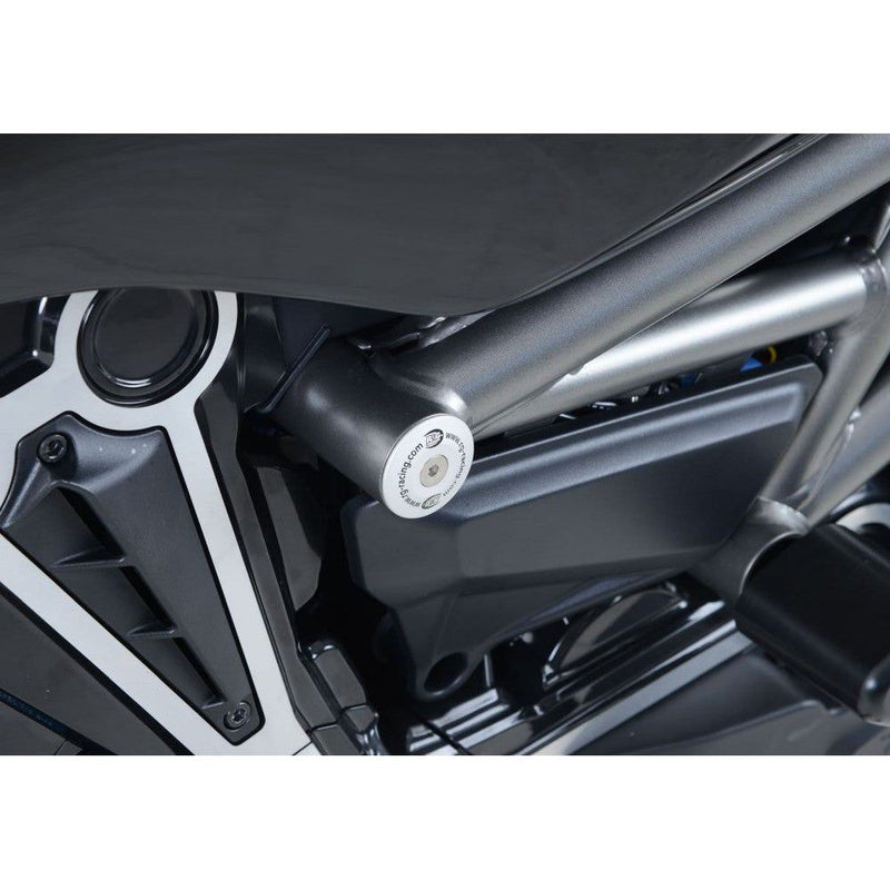Load image into Gallery viewer, R&amp;G Racing Silver Frame Plug Fits Both Sides For 2021-2023 Ducati Diavel 1260
