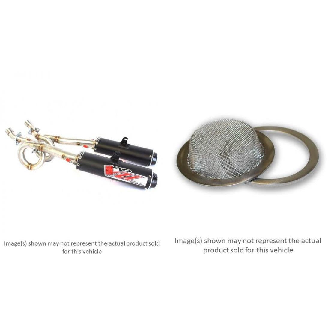 EVO U Dual Full Exhst Muffler & Arrestor Kit ACAT WILDCAT 1000I H.O./4/X 12-14