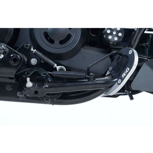 R&G Racing Silver Kickstand Shoe For 2015-2018 Harley-Davidson Street 500 XG500