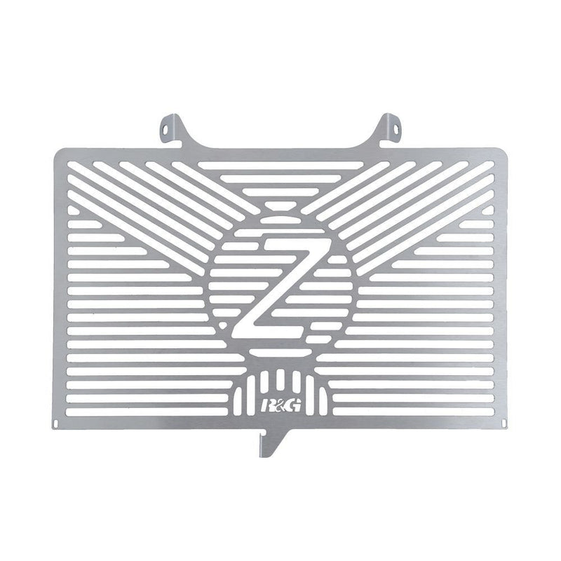 Load image into Gallery viewer, R&amp;G Racing Stainless Steel Branded Radiator Guard For 2018-2020 Kawasaki Z900RS

