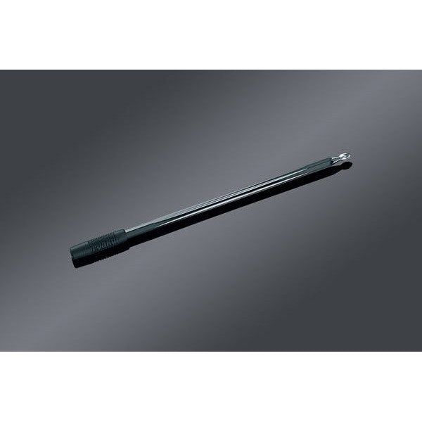 Kuryakyn Black Hex Grooved Billet Radio Stereo Antenna Harley Touring 1989-2017