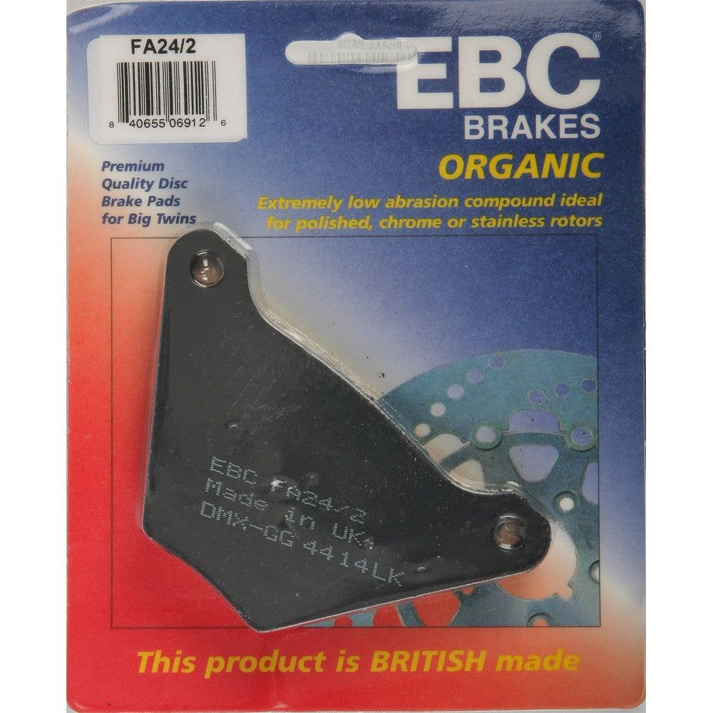 EBC 1 Pair FA Series Organic Replacement Brake Pads MPN FA24/2