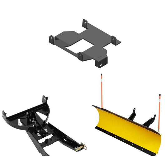 Denali Black UTV Snow Plow Kit For Polaris RZR Pro XP 2020-2021