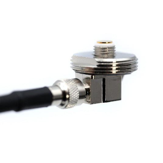 Rugged Radios 15 Ft Antenna Cable with Removable Mini 3/8 NMO Bulkhead Mount NMO-MINI-U-15