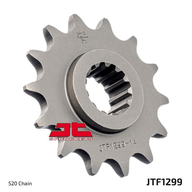 Load image into Gallery viewer, JT Sprockets Front Steel Sprocket 14 Tooth 14T 520 Chain JTF1299.14

