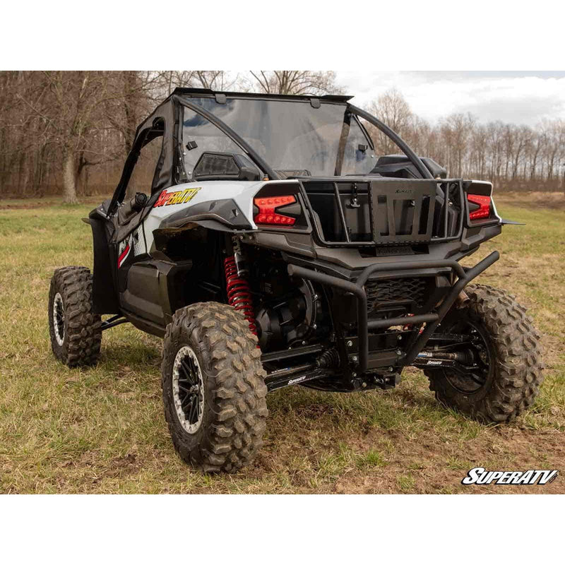 Load image into Gallery viewer, SuperATV Kawasaki Teryx KRX 1000 Rear Vented Windshield RWS-K-KRX-V-76
