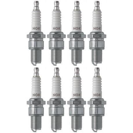 Set of 8 NGK Standard Spark Plugs for Kawasaki KX125-E 1987-1986 Engine 125cc