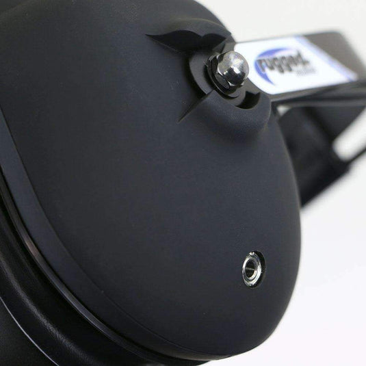 Rugged Radios H43 Rubberized Behind the Head (BTH) 2-Way Radio Headset H43-BLK-K