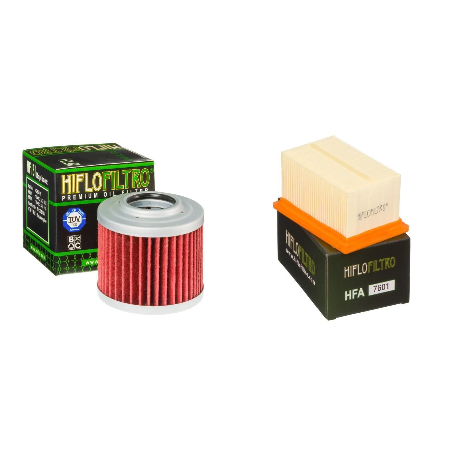 HIFLO FILTRO Oil and Air Filter Kit for BMW G650 GS Sertao 11-14