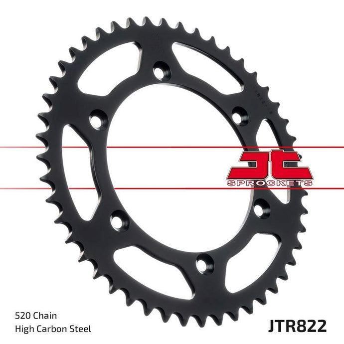 JT Sprockets Rear Steel Sprocket 46 Tooth 46T 520 Chain JTR822.46