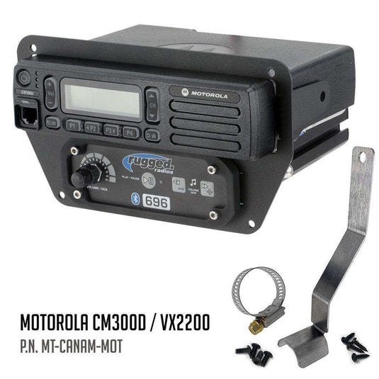 Rugged Radios Can-Am Commander Intercom and Radio Mount