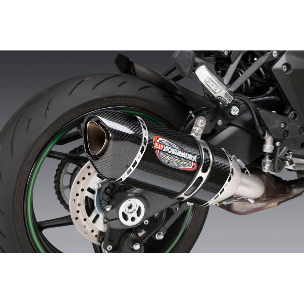 Yoshimura Street Exhaust Slip-on Alpha Stainless - 14161BP220