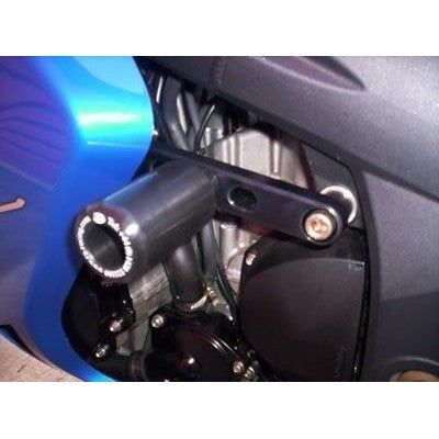 Load image into Gallery viewer, R&amp;G Racing Black Classic Style Crash Protectors For 2005-2007 Triumph Sprint ST
