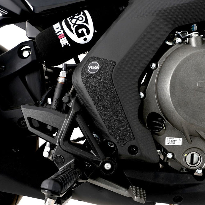 R&G Racing Black Boot Guard Kit For 2019-2024 CF-Moto 650GT EZBG2801BL
