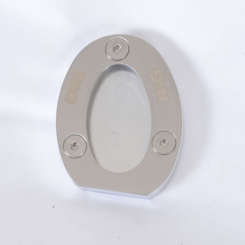 Load image into Gallery viewer, R&amp;G Racing Silver Kickstand Shoe For 2015-2019 Kawasaki Ninja ZX10R ZX1000
