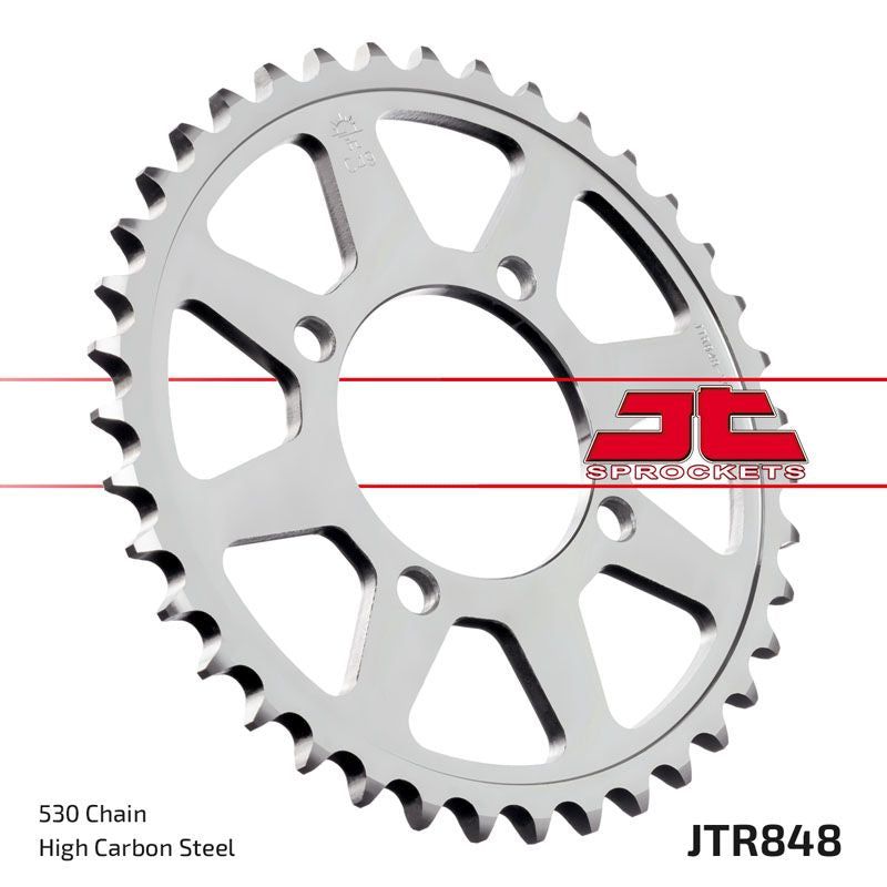 JT Sprockets Rear Steel Sprocket 39 Tooth 39T 530 Chain For Yamaha RD250 DXC 1976-1977 JTR848.39