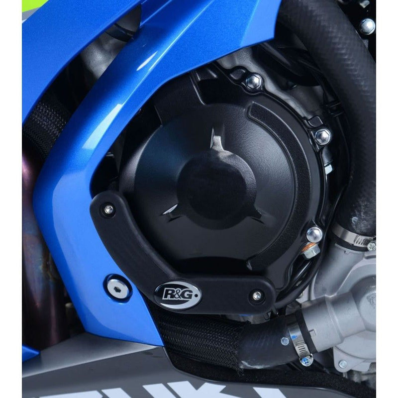 Load image into Gallery viewer, R&amp;G Racing Black Engine Case Sliders LHS For 2017-2018 Suzuki GSXR1000
