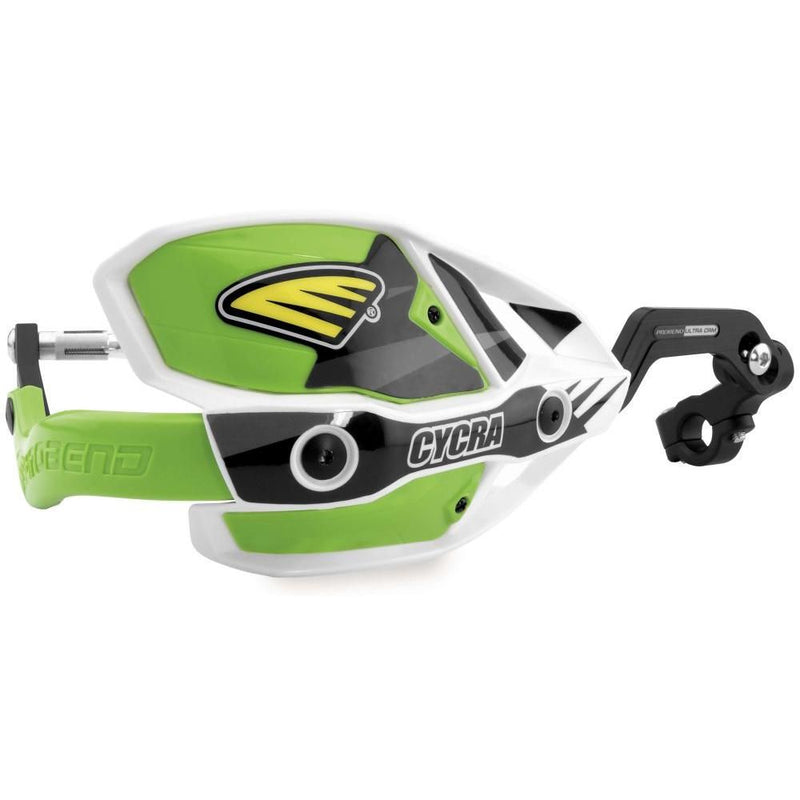 Load image into Gallery viewer, Cycra Probend Ultra CRM Handguard 1-1/8" Clamp White/Green - 1CYC-7408-72X
