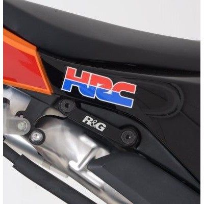Load image into Gallery viewer, R&amp;G Racing Black Footrest Delete Blanking Plates For 2007-2024 Honda CBR600RR
