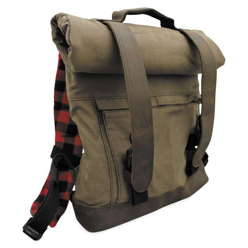 Load image into Gallery viewer, Burly Brand Voyager Back Pack Dark Oak - B15-1020D
