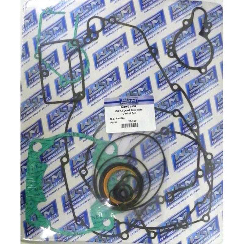 Load image into Gallery viewer, WSM Complete Gasket Kit For Kawasaki 250 KX 05-08 25-758
