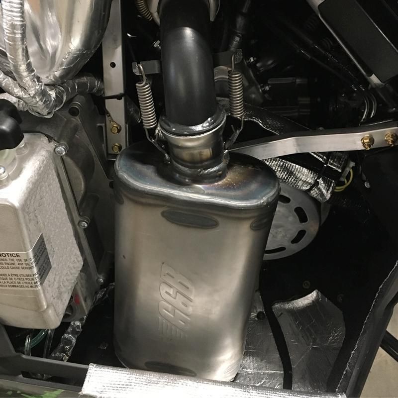 Load image into Gallery viewer, GGB Exhaust Quiet Can Muffler For 2021-2024 Yamaha SX Venom 397cc/800/ Mountain Max/Transporter
