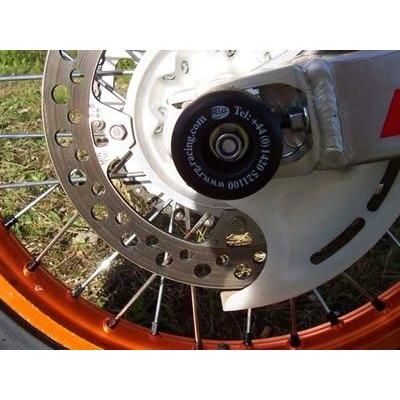 Load image into Gallery viewer, R&amp;G Racing Black Swingarm Protectors SP0004BK
