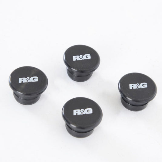R&G Racing Black Frame Plug Kit For 2017-2021 Ducati Scrambler Desert Sled