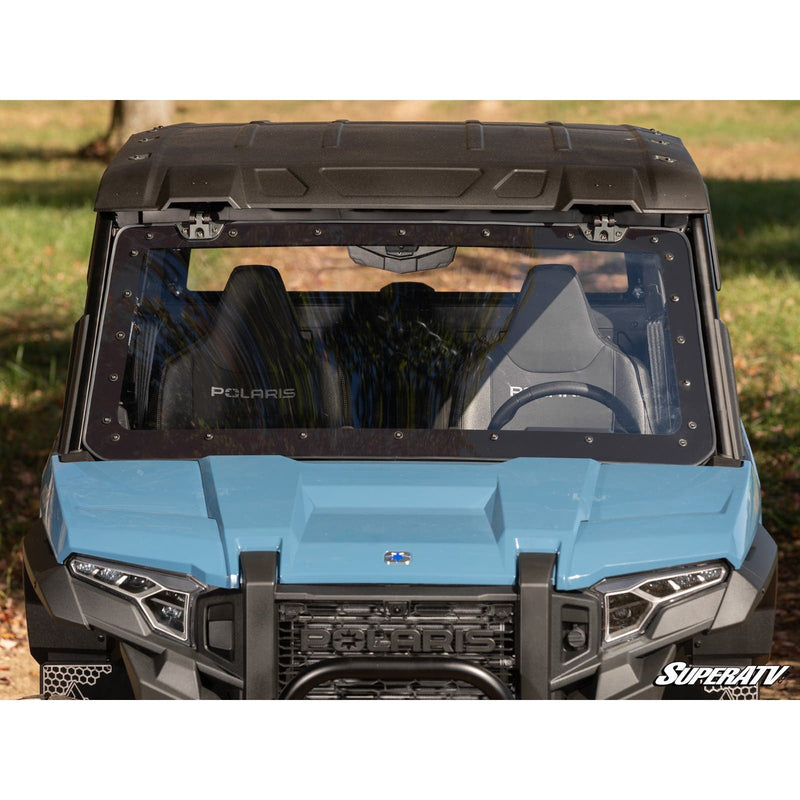 Load image into Gallery viewer, SuperATV Polaris Xpedition MaxDrive Power Flip Windshield PFWS-P-XPD-70
