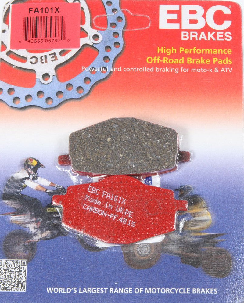 Load image into Gallery viewer, EBC 1 Pair Performance X-Series Carbon Brake Pads MPN FA101X
