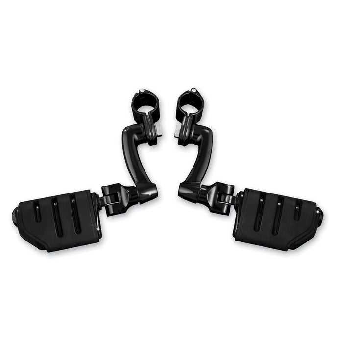 Kuryakyn Black Longhorn Offset Highway Trident Pegs 1-1/4