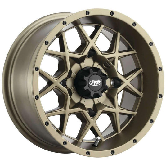 ITP Hurricane 14" Bronze Wheels And Terra Hook Tires [28x9-14]