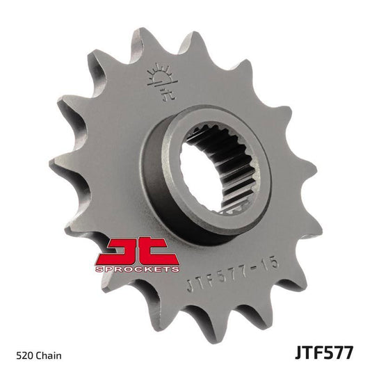 JT Sprockets Front Steel Countershaft Sprocket 15 Tooth 15T 520 Chain For MZ Skorpion Sport 660 1995-1999 JTF577.15