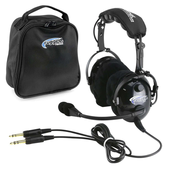 Rugged Air Rugged Air RA900 General Aviation Instructor Pilot Headset with PTT RA900