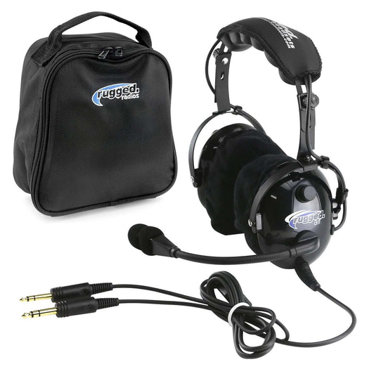 Rugged Air Rugged Air RA900 General Aviation Instructor Pilot Headset with PTT RA900
