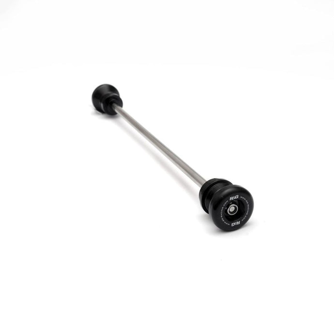 R&G Racing Black Front Spindle Sliders For 2020-2024 Triumph Daytona 765 Moto2
