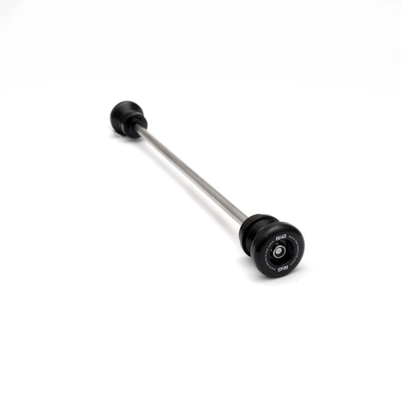 Load image into Gallery viewer, R&amp;G Racing Black Front Spindle Sliders For 2020-2024 Triumph Daytona 765 Moto2

