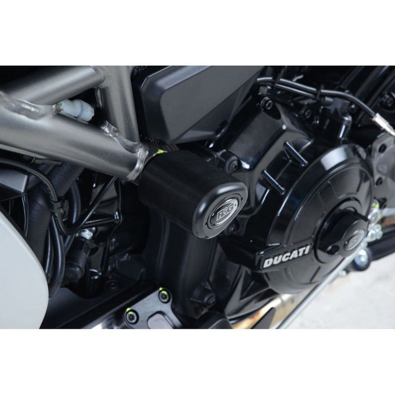 Load image into Gallery viewer, R&amp;G Racing Black Aero Style Crash Protection Bobbins For 2016-2020 Ducati XDiavel
