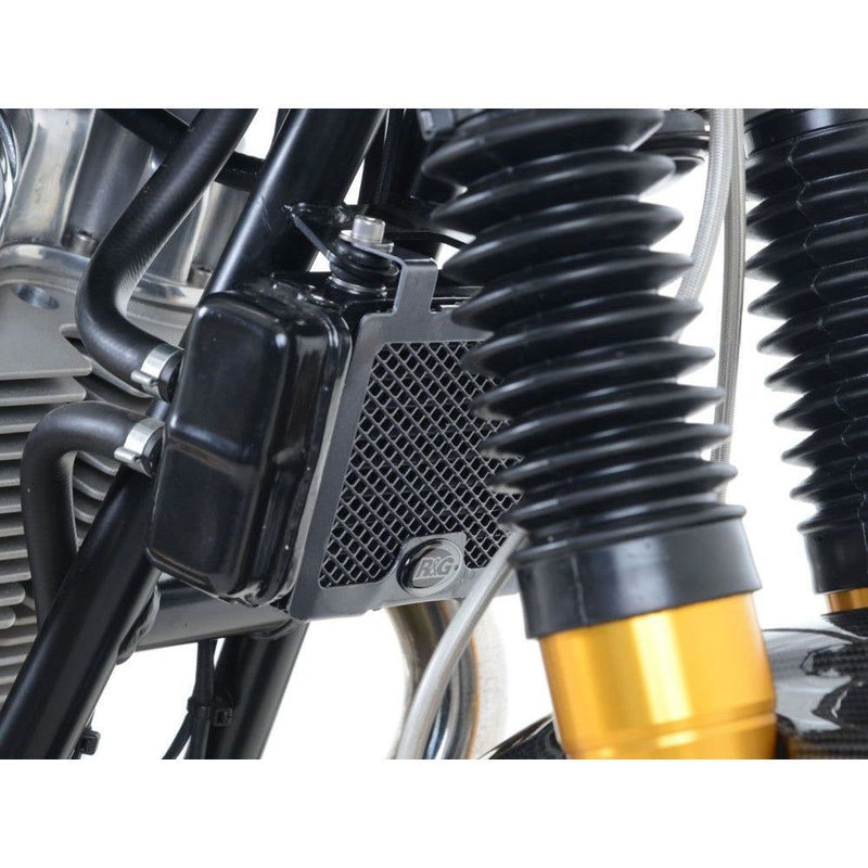 Load image into Gallery viewer, R&amp;G Racing Titanium Oil Cooler Guard For 2015 Norton Commando 961 Sport

