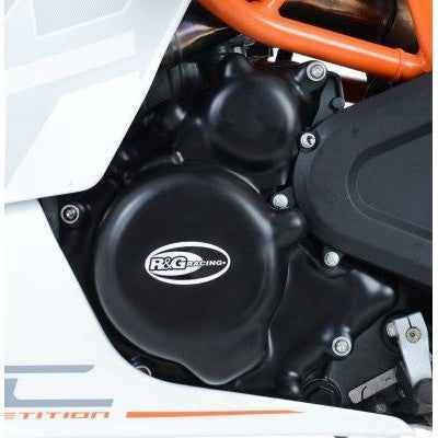 Load image into Gallery viewer, R&amp;G Racing Black Engine Case Cover For 2020-2021 KTM 125 Duke
