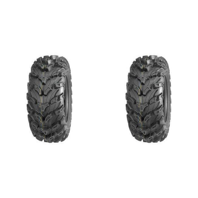 Set of 2 QUADBOSS QBT672 Front Tires 27x9R-12 8-ply
